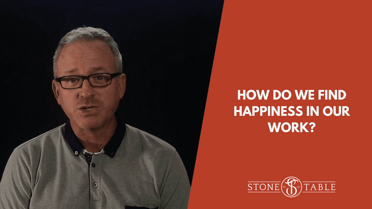 VIDEO: How do we find happiness in our work?