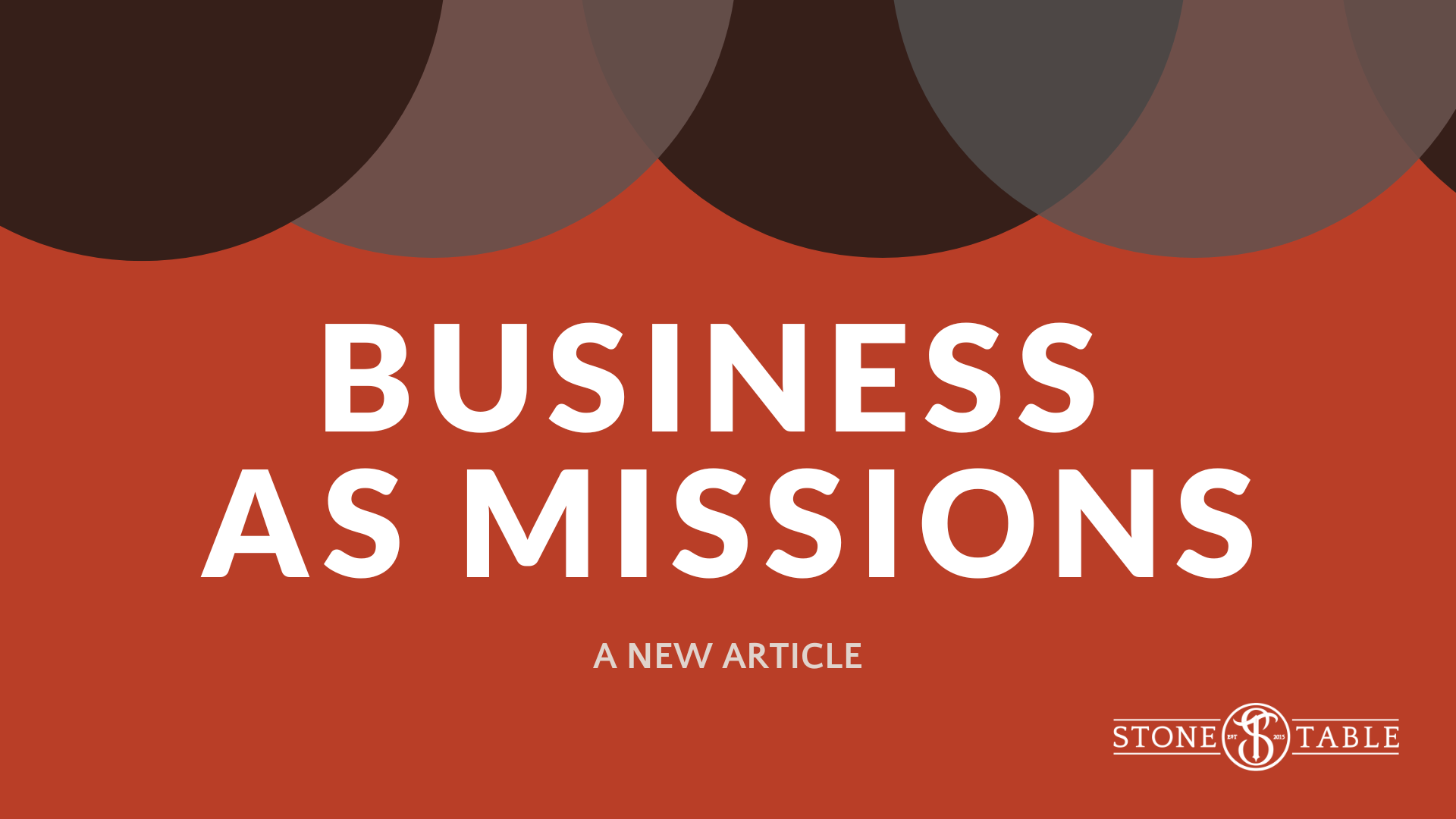 Business as Mission