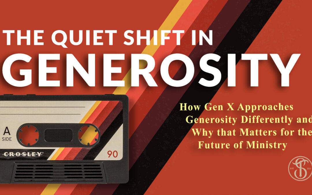 THE QUIET SHIFT IN GENEROSITY
